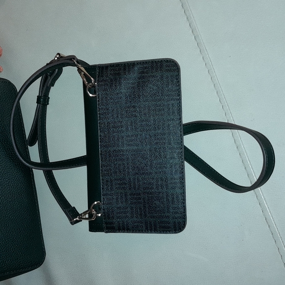 🌺ANNE KLEIN HUNTER GREEN Crossbody with REMOVABLE SMALLER PURSE - Picture 8 of 13